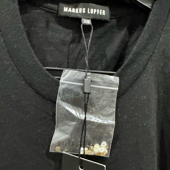 MARKUS LUPFER Alex Sequin 3D Lara Lip T-Shirt - Picture 4 of 5